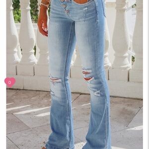 Kancan Harlowe Mid Rise Flare size 7